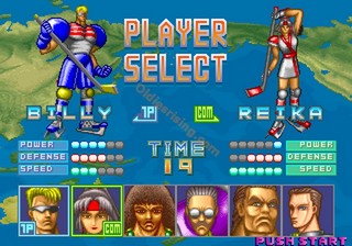 une photo d'Ã©cran de Slap Shot sur Arcade